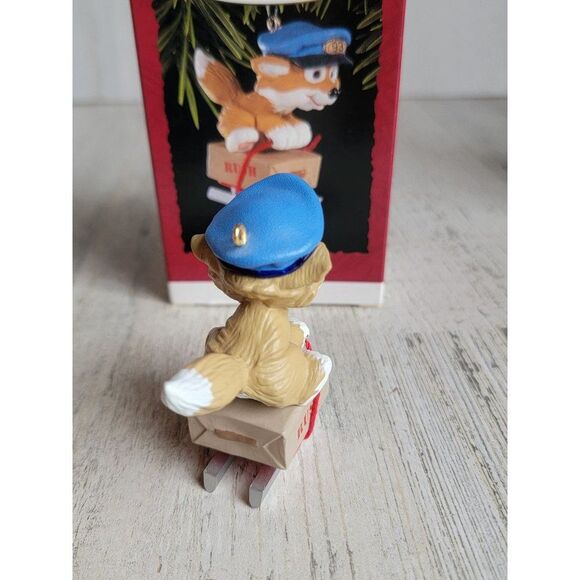 Hallmark quick as a fox 1993 ornament Xmas - Picture 3 of 6